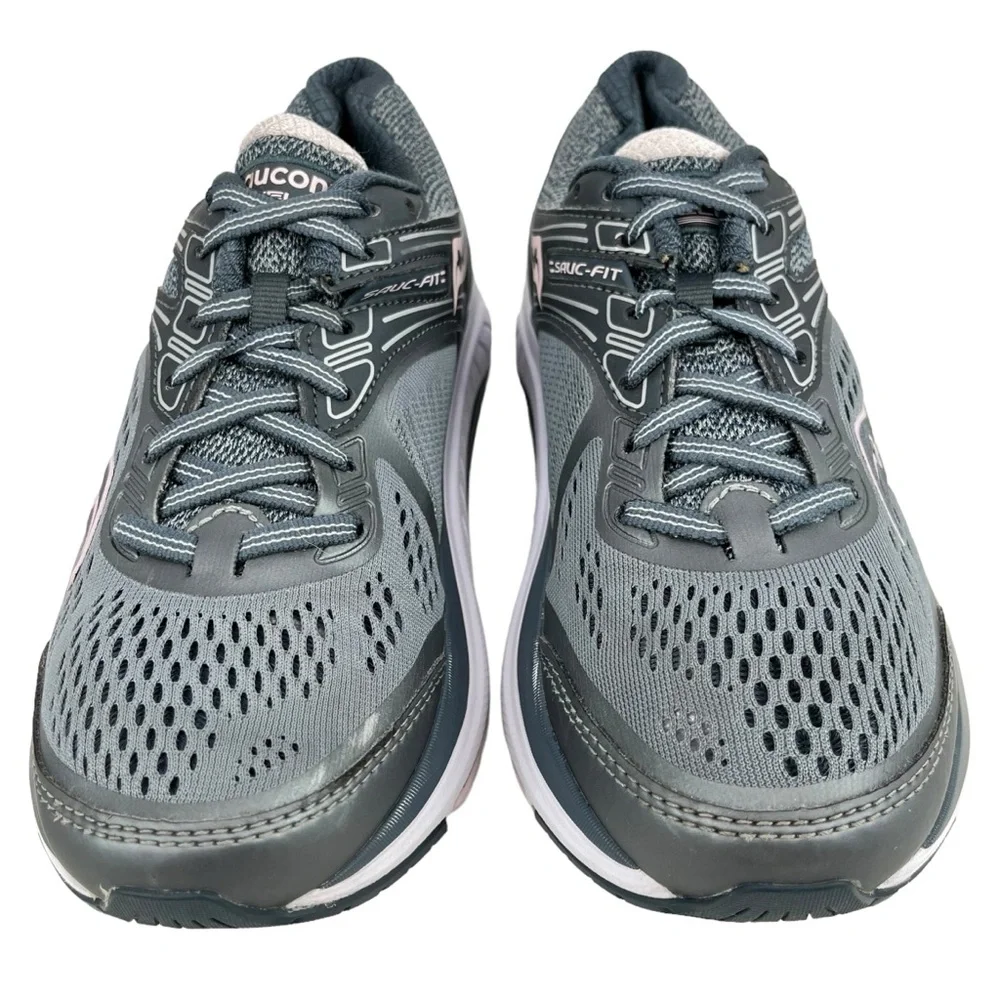 Saucony | Women’s 6.5 | Gray‎ & Pink Echelon 7 Running Shoes S10468-1